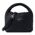 Replay Crossbody Bag Braided Logo Print-Black