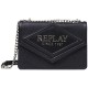 Replay Bag Crossbody With Logo-Black Replay Bag Crossbody With Logo-Black