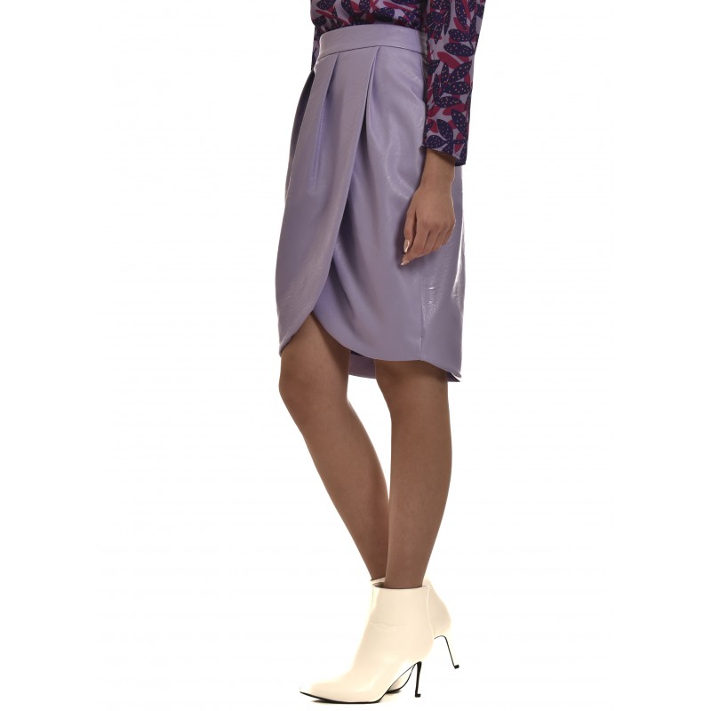 We_Are Skirt Tulip Vegan Leather-Lilac We_Are Skirt Tulip Vegan Leather-Lilac