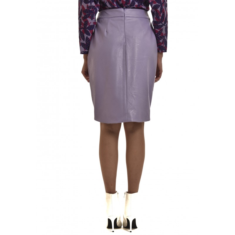 We_Are Skirt Tulip Vegan Leather-Lilac We_Are Skirt Tulip Vegan Leather-Lilac