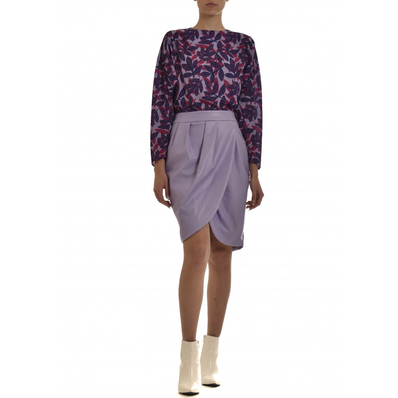We_Are Skirt Tulip Vegan Leather-Lilac We_Are Skirt Tulip Vegan Leather-Lilac