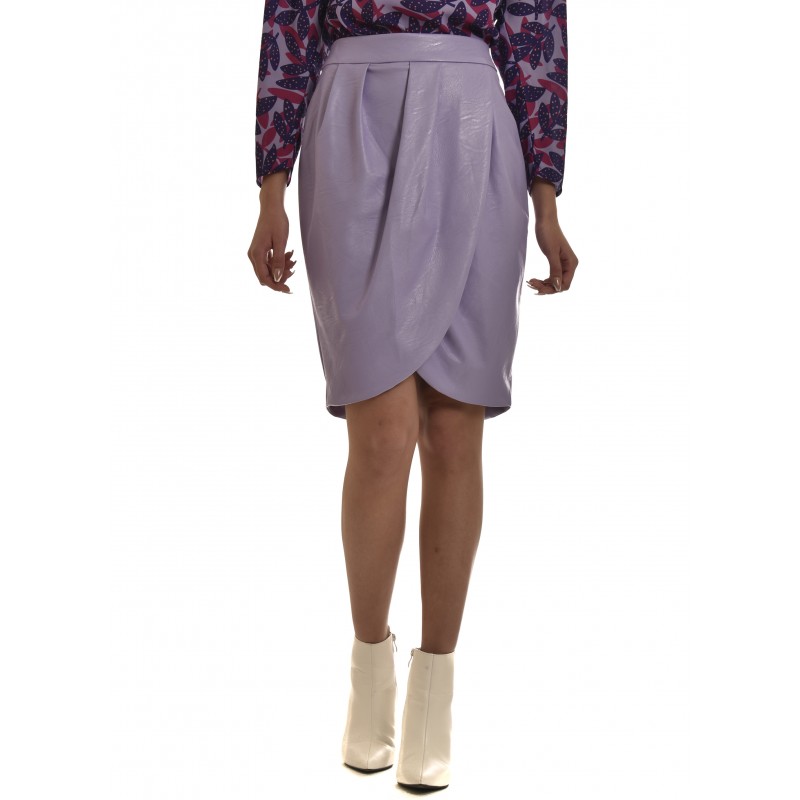 We_Are Skirt Tulip Vegan Leather-Lilac We_Are Skirt Tulip Vegan Leather-Lilac
