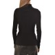 Aggel Rib-Knit Lupeto Sweater-Black