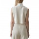 4 Tailors Galactic Knitted Crop Top-Off White