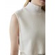 4 Tailors Galactic Knitted Crop Top-Off White