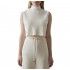 4 Tailors Galactic Knitted Crop Top-Off White