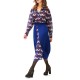 We Are A-Line Pleated Detailed Skirt-Indigo
