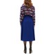 We Are A-Line Pleated Detailed Skirt-Indigo
