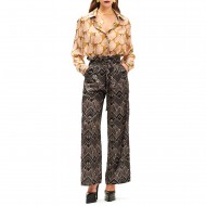 We Are High Waisted Wide Leg Trousers-Black Gatsby