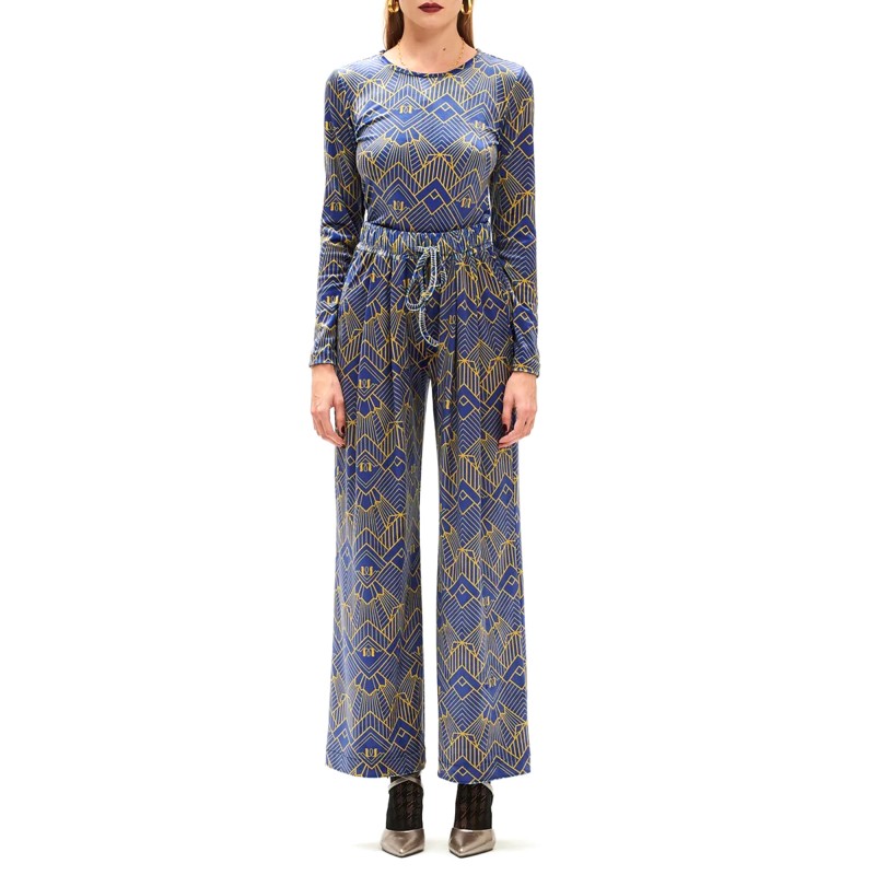 We Are Palazzo Trousers-Blue Gatsby We Are Palazzo Trousers-Blue Gatsby