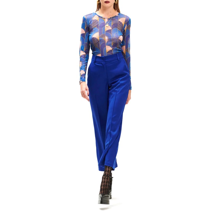 We Are Seam Detailing Trousers-Indigo We Are Seam Detailing Trousers-Indigo