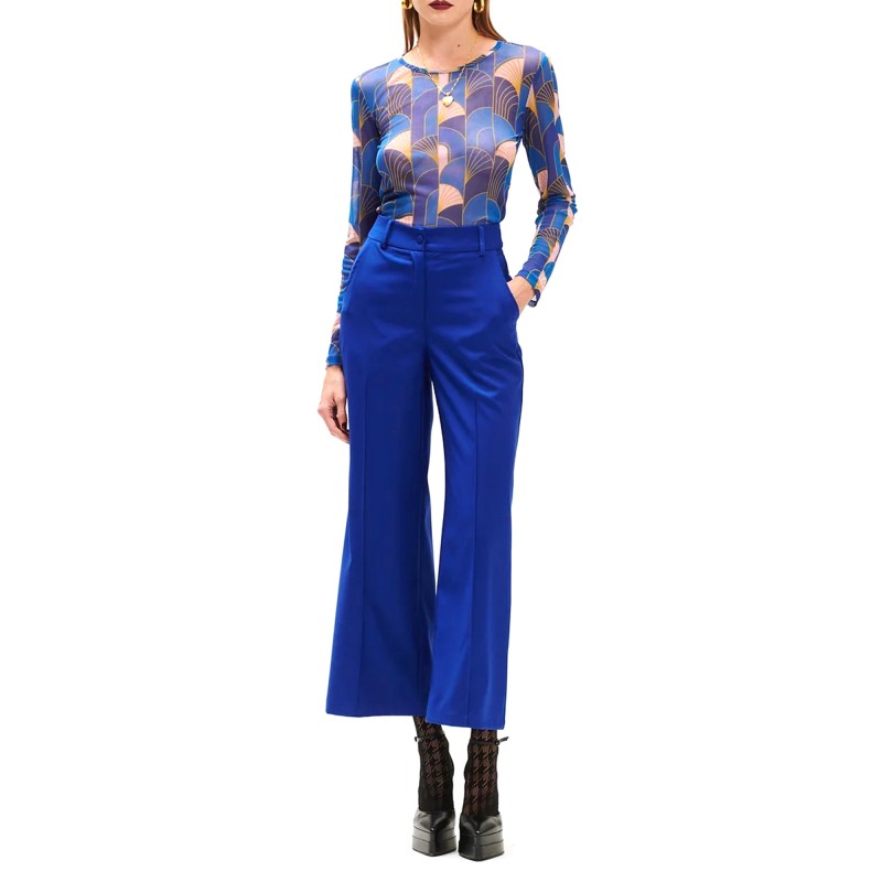 We Are Seam Detailing Trousers-Indigo We Are Seam Detailing Trousers-Indigo