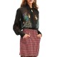 We Are Peacock Patterned Shirt-Black