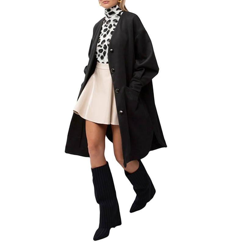 We Are Oversized Monokrom Coat-Black We Are Oversized Monokrom Coat-Black