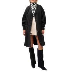 We Are Oversized Monokrom Coat-Black