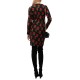 We Are Mini Dress Printed-Black Carnations We Are Mini Dress Printed-Black Carnations