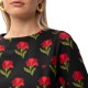 We Are Mini Dress Printed-Black Carnations We Are Mini Dress Printed-Black Carnations