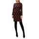 We Are Mini Dress Printed-Black Carnations We Are Mini Dress Printed-Black Carnations