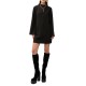 We Are Mini Dress Zipper Detailed-Black We Are Mini Dress Zipper Detailed-Black