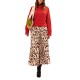 We_Are Skirt Pleated Umbrella Maxi-Leopard
