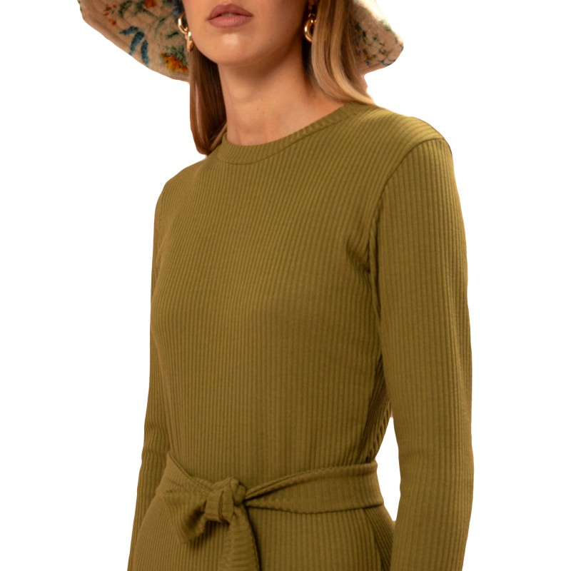 We_Are Dress Knitted Rib-Lime We_Are Dress Knitted Rib-Lime