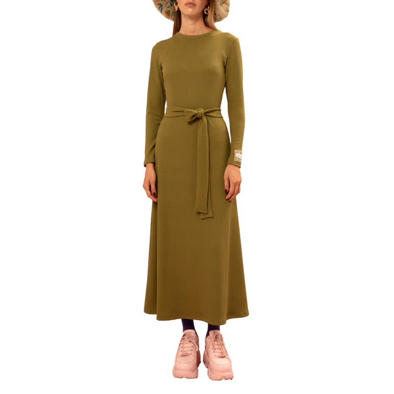 We_Are Dress Knitted Rib-Lime We_Are Dress Knitted Rib-Lime