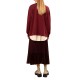 We_Are T-Shirt Long Sleeved Floral Print-Burgundy