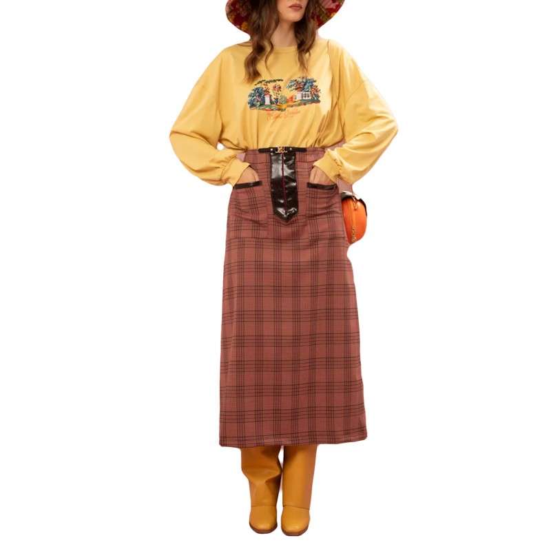 We_Are T-Shirt Long Sleeved Floral Print-Yellow