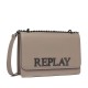 Replay Flap Pocket Adjustable Strap Bag-Taupe Gray