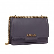 Replay Shoulder Bag With Flap Pocket & Adjustable Chain-Excalibur