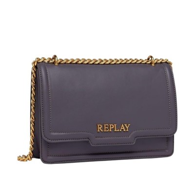 Replay Shoulder Bag With Flap Pocket & Adjustable Chain-Excalibur