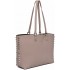 Replay Shopper Bag With Spike Details-Pink Brown