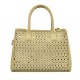 Replay See-Through Patterned Handbag-Military Green Replay See-Through Patterned Handbag-Military Green