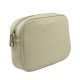 Replay Leather Effect Shoulder Bag-Dirty White