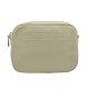 Replay Leather Effect Shoulder Bag-Dirty White