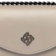 Replay Clutch Bag With Chain Shoulder Strap-Iron Black
