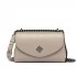 Replay Clutch Bag With Chain Shoulder Strap-Iron Black