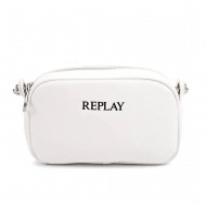 Replay Adjustable Strap Shoulder Bag-Optical White