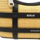 Replay Two Tone Coloured Hobo Bag-Beige/Black