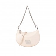 Replay Bag Mini Hobo With Chain Handle-Dirty White