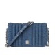 Replay Shoulder Bag With Flap Blu Denim-Blue Replay Shoulder Bag With Flap Blu Denim-Blue