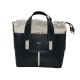 Replay Shoulder Bag-Black/Beige