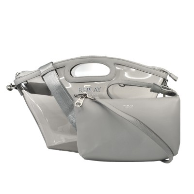 Replay Bag 2 In 1 Tote-Grey