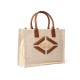 Replay Bag Tote Canvas With Logo-Beige