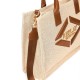 Replay Bag Tote Canvas With Logo-Beige