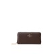 Replay Wallet Zip Around With Diamond Logo-Dark Brown Replay Wallet Zip Around With Diamond Logo-Dark Brown