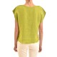 Lotus Eaters Relaxed-Fit Linen Blouse-Lime