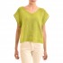 Lotus Eaters Relaxed-Fit Linen Blouse-Lime