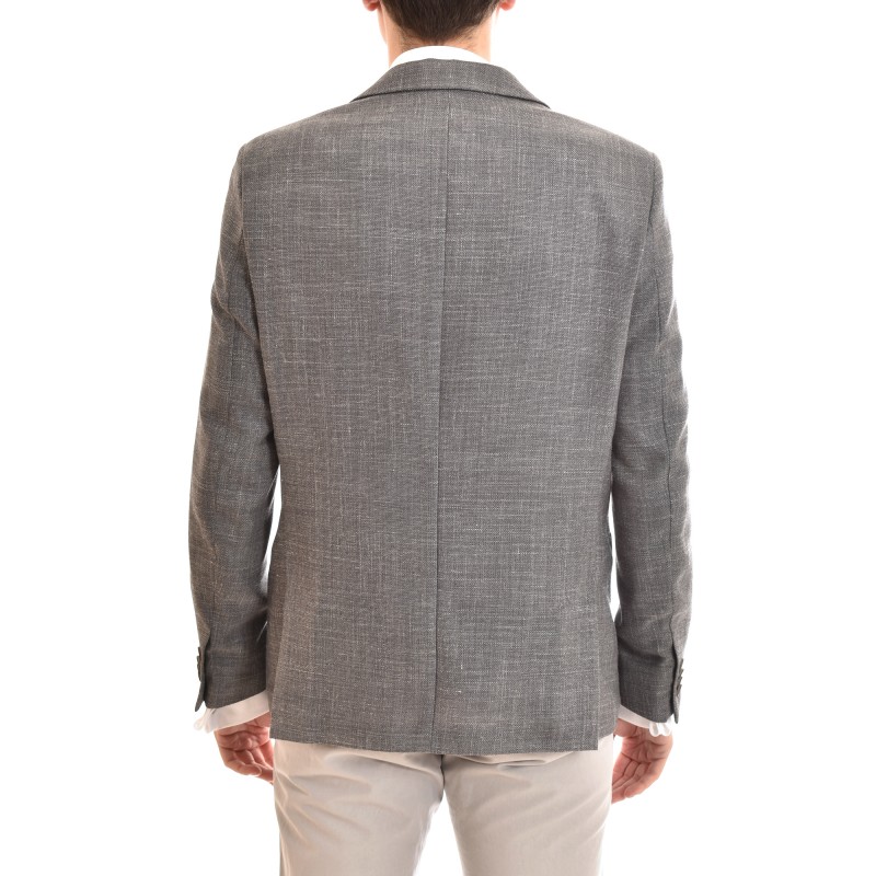 Guy Laroche Micropatterned In Classic Fit-Dark Grey