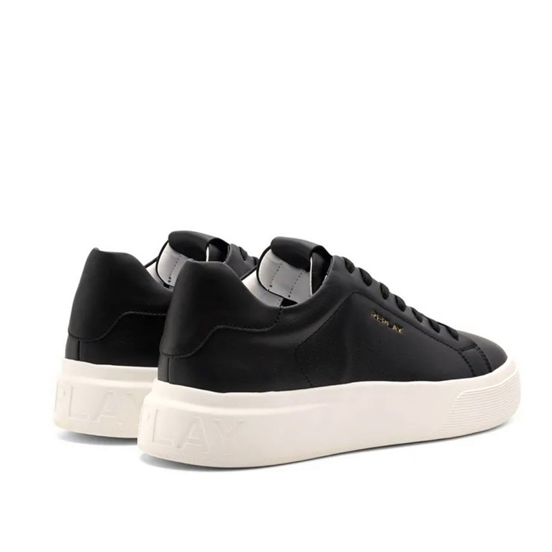 Replay Sneakers Nottong Future Leather-Black Replay Sneakers Nottong Future Leather-Black